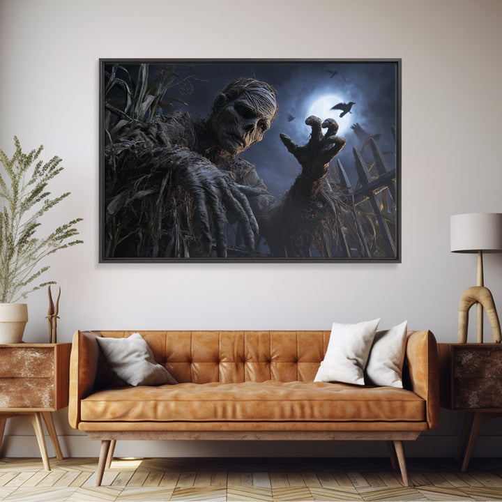 The Bog Mummy, Landscape Wall Art, Spooky Home Decor, Canvas Print, Halloween Wall Decor, Gothic Home Decor, Horror Wall Art