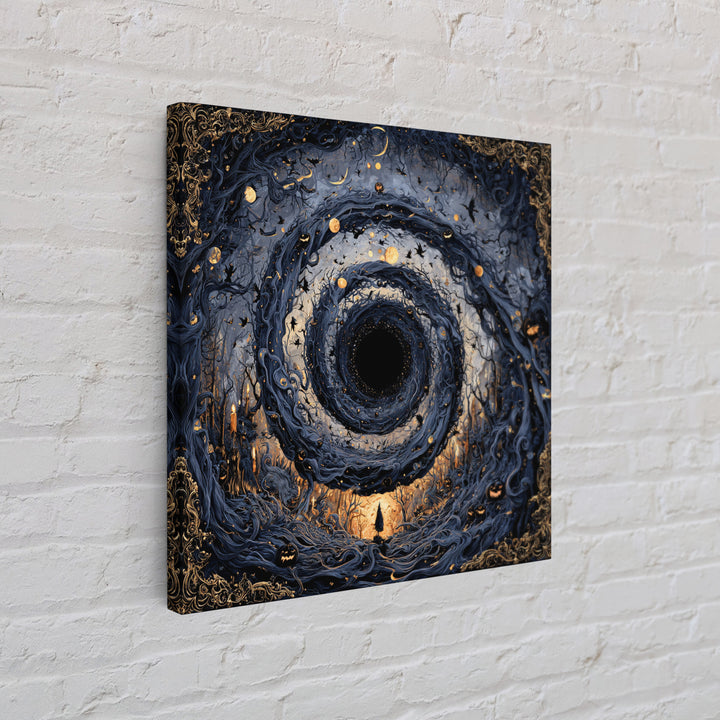 Celestial Witchcraft, Square Wall Art, Macabre Wall Art, Framed Canvas Print, Halloween Wall Decor, Gothic Home Decor, Seasonal Home Decor
