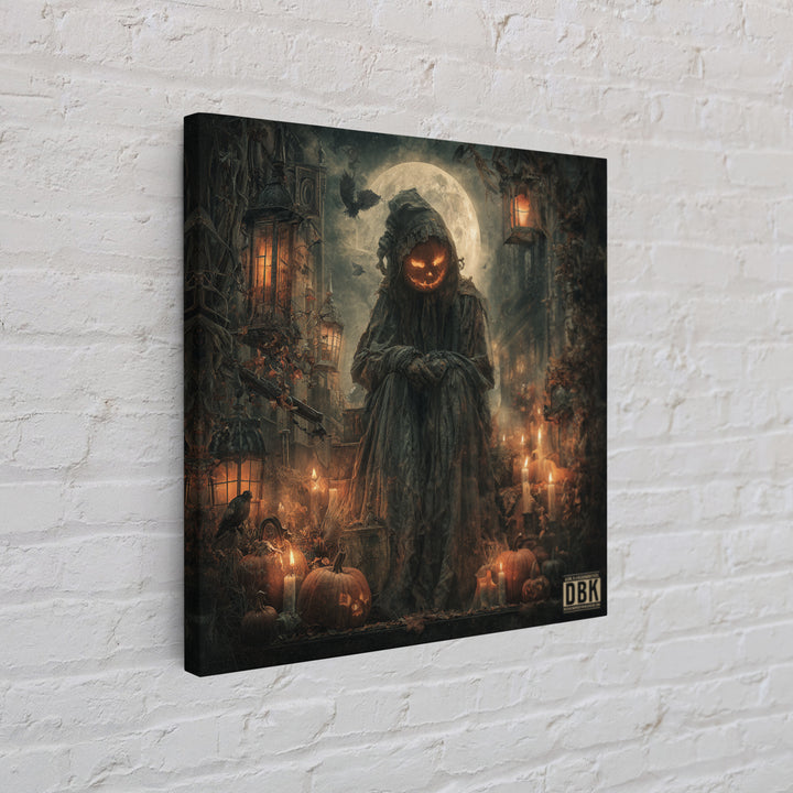 Occult Harvest Festival, Square Wall Art, Macabre Wall Art, Framed Canvas Print, Halloween Wall Decor, Gothic Home Decor, Horror Wall Art