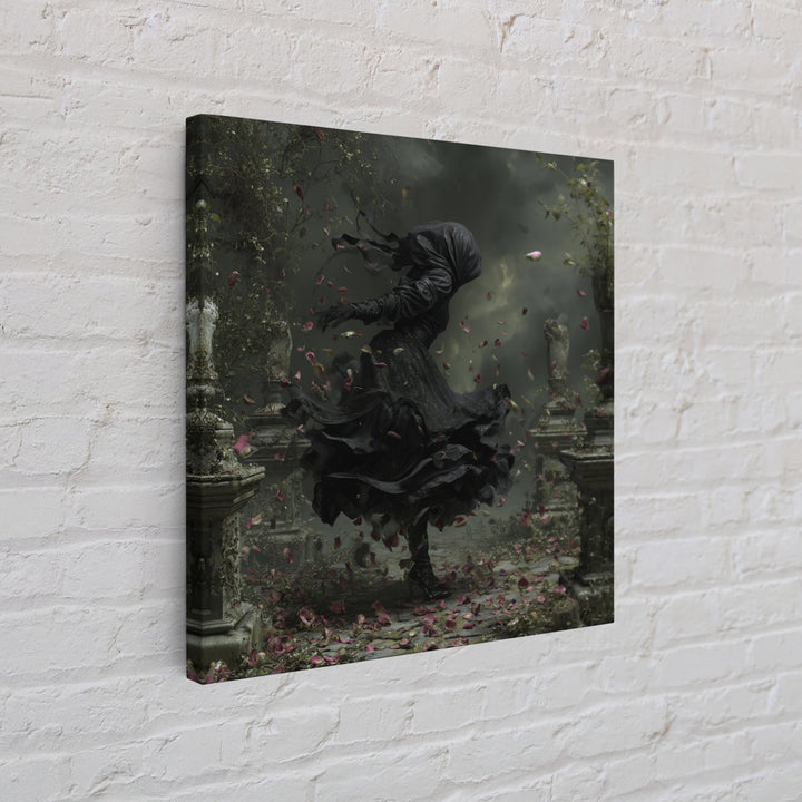 The Poison Garden, Square Wall Art, Haunted Gothic Art, Framed Canvas Print, Halloween Wall Decor, Gothic Home Decor, Dark Fantasy Art