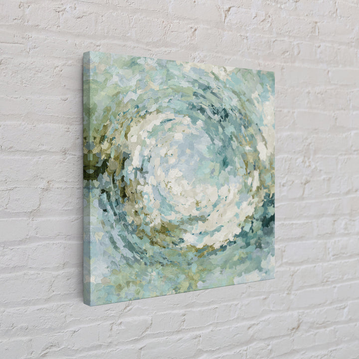 Abstract Water Ripple Pattern Canvas Print, Dental Office Art, Dental Office Decor, Office Decor, Abstract Art, Calm, DOA-1x1-13
