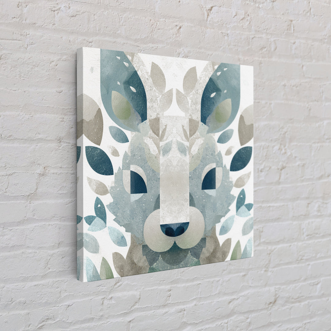 Cheerful Animal Dentist Themed Character Without Text Canvas Print, Dental Office Art, Motivational Poster, Office Decor, Calm, DOA-1x1-2