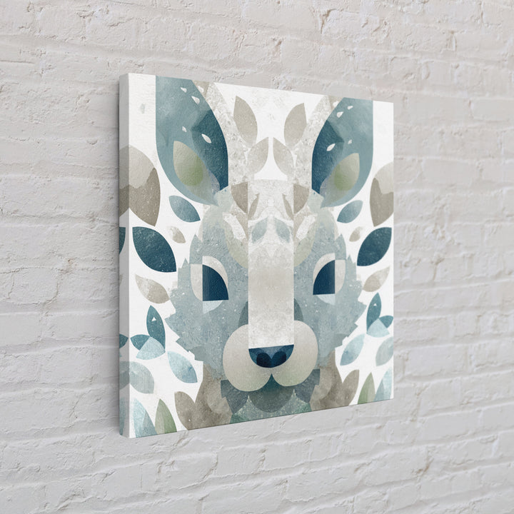 Cheerful Animal Dentist Themed Character Without Text Canvas Print, Dental Office Art, Motivational Poster, Office Decor, Calm, DOA-1x1-2