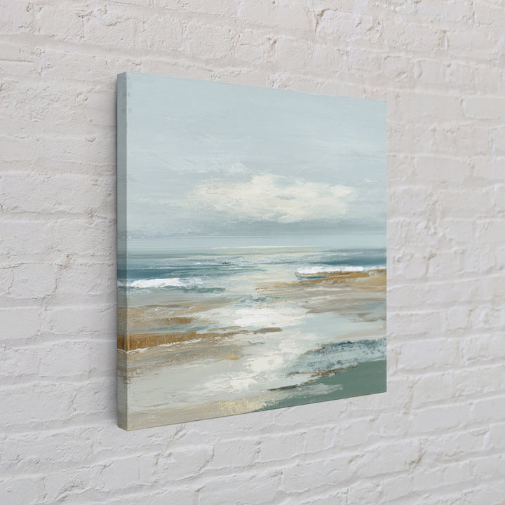 Quiet Coastal Dunes Canvas Print, Dental Office Art, Dental, Office Decor, Oil Painting, Calm, Tooth Art, Dentistry Art, DOA-1x1-22