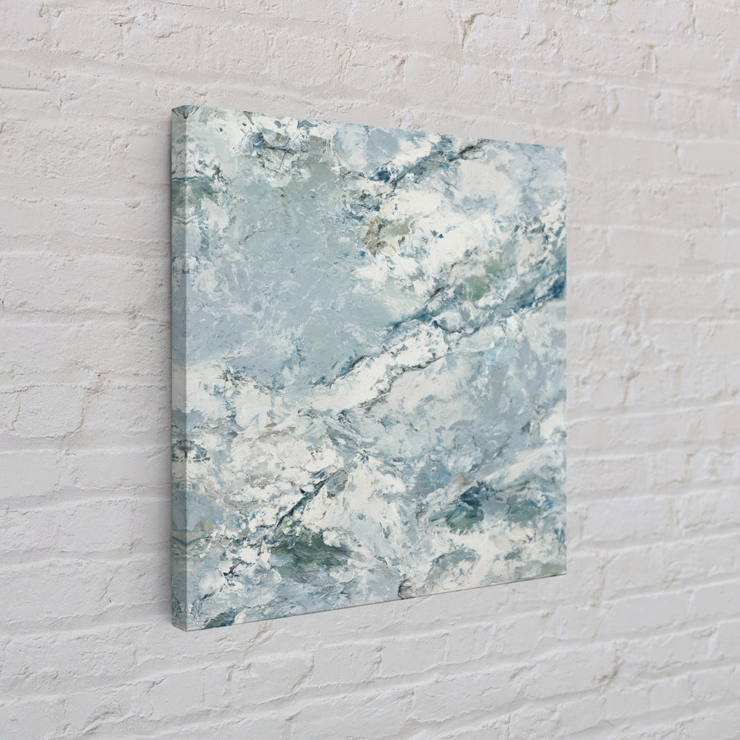 Clean Marble Texture Framed Canvas Print, Dental Office Art, Wall Art, Office Decor, Fine Art, Calm, Dental Office Decor, DOA-1x1-48