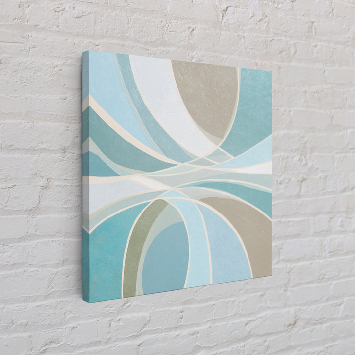 Minimal Smile Curve Abstract Canvas Print, Dental Office Art, Medical Art, Office Decor, Abstract Art, Calm, Medical Office Art, DOA-1x1-5