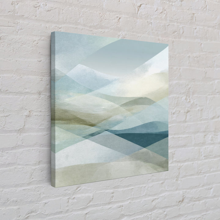Clean Geometric Art Framed Canvas Print, Dental Office Art, Minimalist Wall Art, Office Decor, Abstract Art, Calm, Dental Decor, DOA-1x1-56