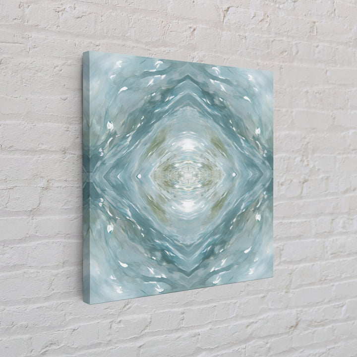 Abstract Water Ripple Pattern Framed Canvas Print, Dental Office Art, Medical Decor, Office Decor, Fine Art, Calm, Home Decor, DOA-1x1-61