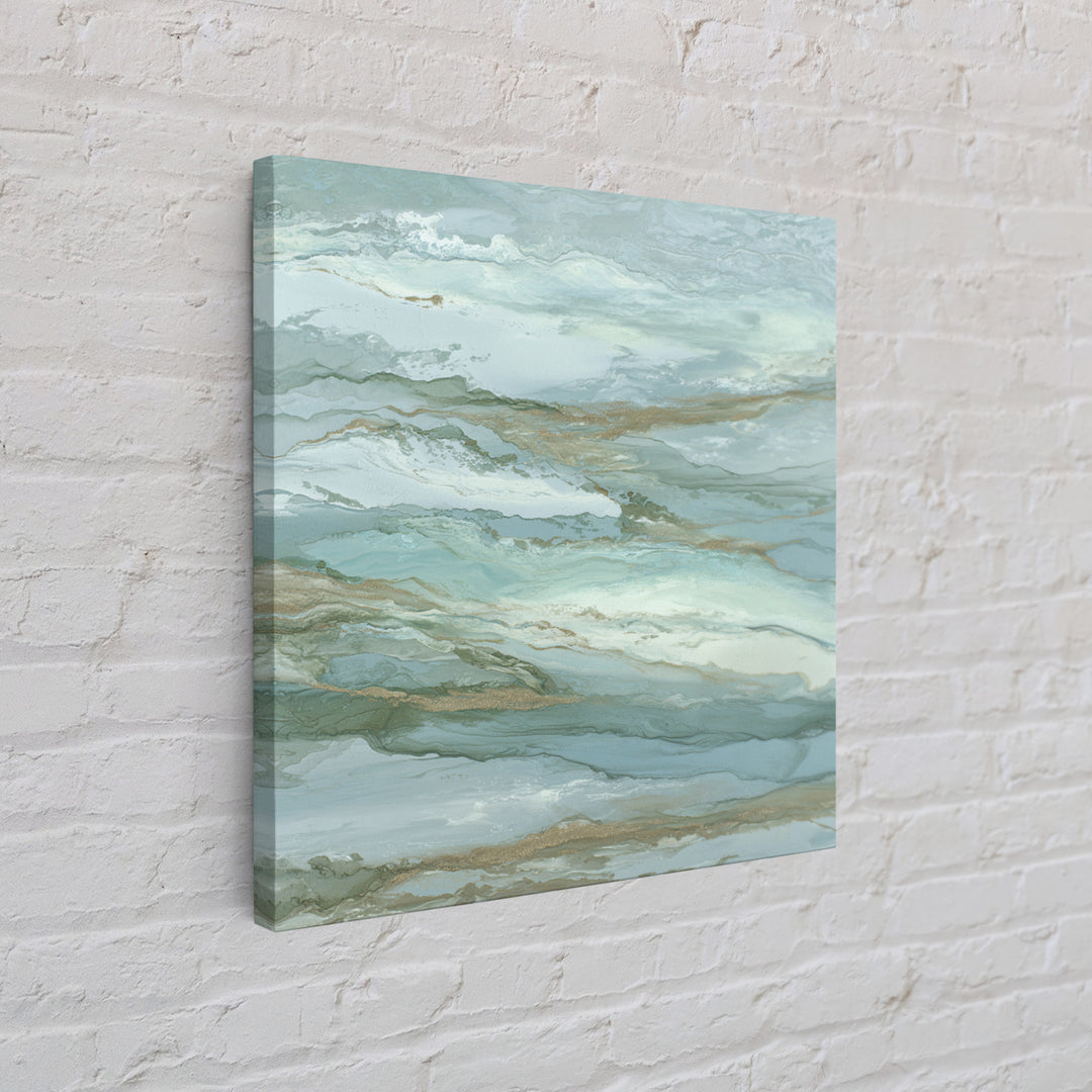 Clean Marble Texture Framed Canvas Print, Dental Office Art, Dentistry Art, Office Decor, Abstract Art, Calm, Fine Art Print, DOA-1x1-72