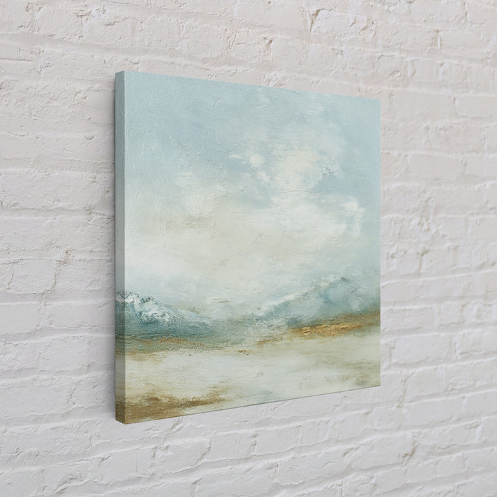 Gentle Mountain Landscape Canvas Print, Dental Office Art, Dental Hygienist, Office Decor, Fine Art, Calm, Statement Artwork, DOA-1x1-76