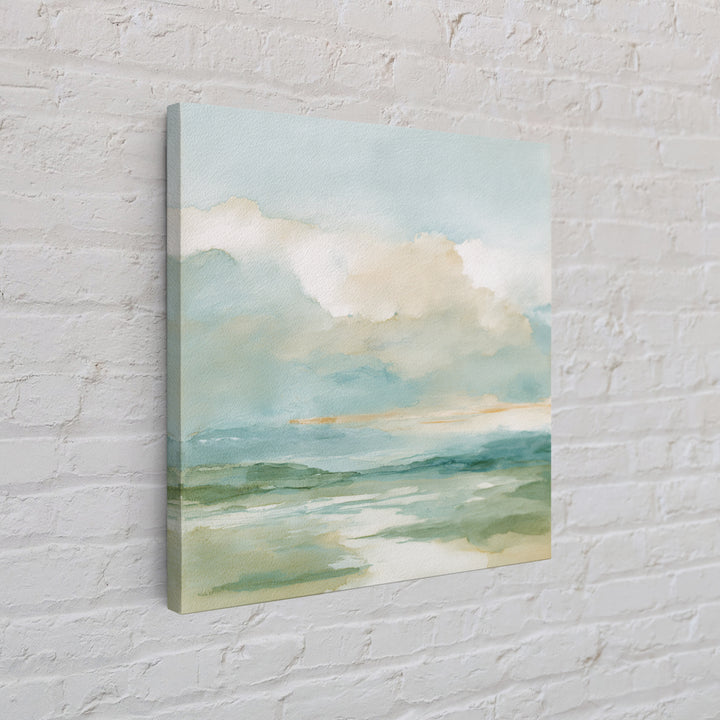 Peaceful Clouds over Open Meadow Canvas Print, Dental Office Art, Dental Office, Office Decor, Oil Painting, Calm, Room Decor, DOA-1x1-81