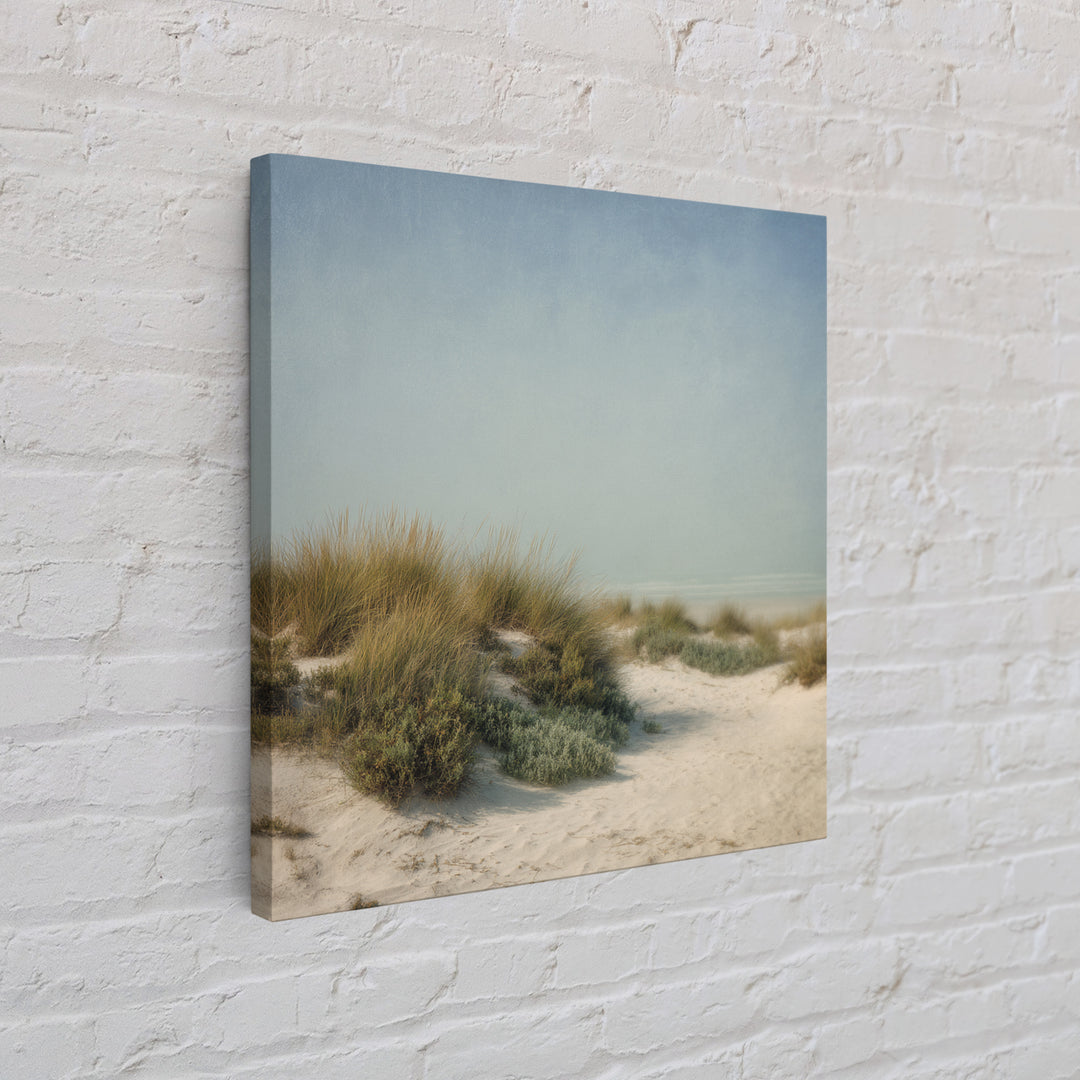 Quiet Coastal Dunes Canvas Print, Dental Office Art, Printable Digital, Office Decor, Calm, Neutral Decor, Modern Decor, DOA-1x1-94