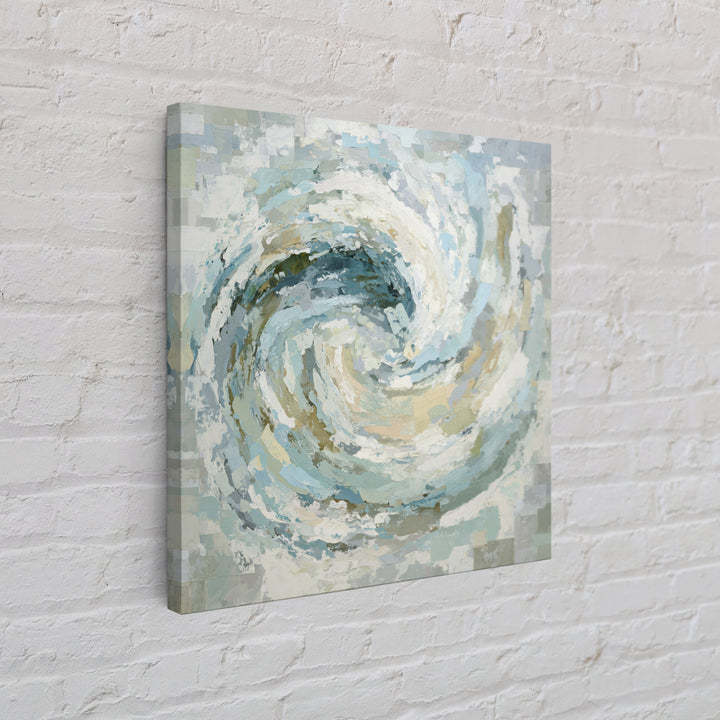 Calming Abstract Ocean Waves Canvas Print, Dental Office Art, Wall Decor, Office Decor, Fine Art, Calm, Contemporary Art, DOA-1x1-97