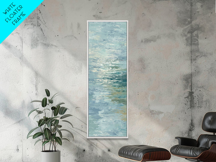 Abstract Water Ripple Pattern Canvas Print, Dental Office Art, Dental Office Decor, Office Decor, Abstract Art, Calm, DOA-1x3-1