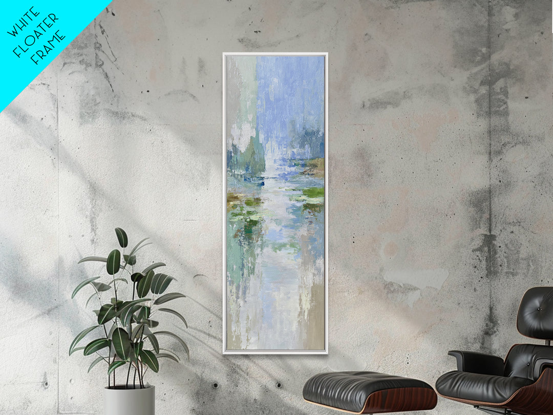 Sunlit Lake with Calming Reflections Canvas Print, Dental Office Art, Dental Office, Office Decor, Fine Art, Calm, Room Decor, DOA-1x3-27