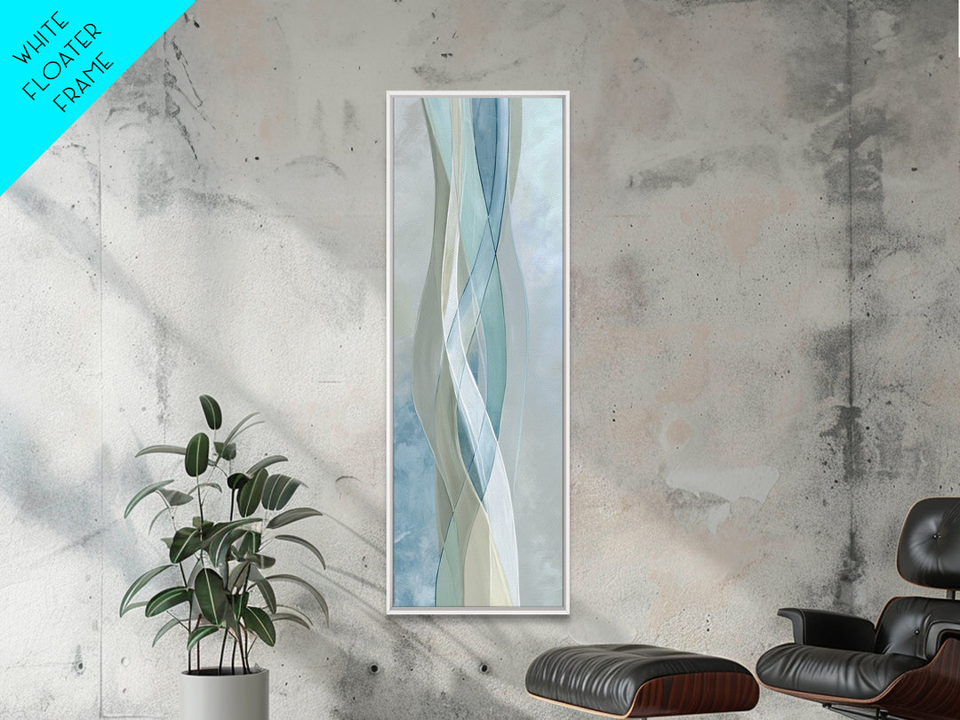 Minimal Smile Curve Abstract Canvas Print, Dental Office Art, Office Decor, Abstract Art, Calm, Medical Office Decor, DOA-1x3-41