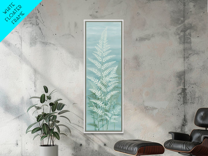 Botanical Fern Study Canvas Print, Dental Office Art, Fine Art Print, Office Decor, Fine Art, Calm, Printable Wall Art, DOA-1x3-55