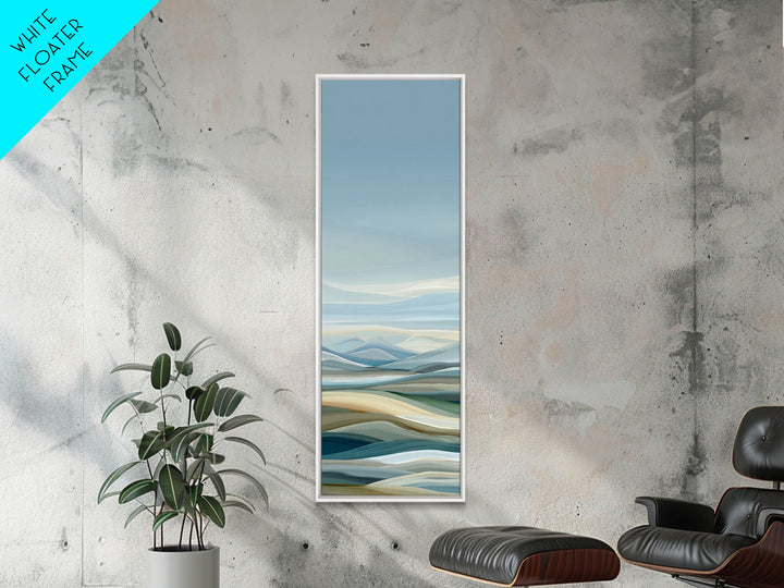 Soft Gradient Sunrise Canvas Print, Dental Office Art, Statement Artwork, Office Decor, Fine Art, Calm, Printable Wall Art, DOA-1x3-56