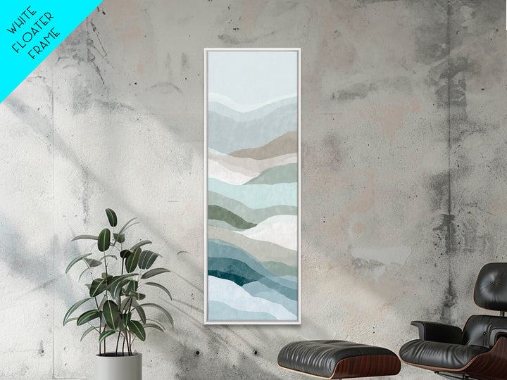 Minimal Smile Curve Abstract Canvas Print, Dental Office Art, Office Decor, Abstract Art, Calm, Art Print, Room Decor, DOA-1x3-65