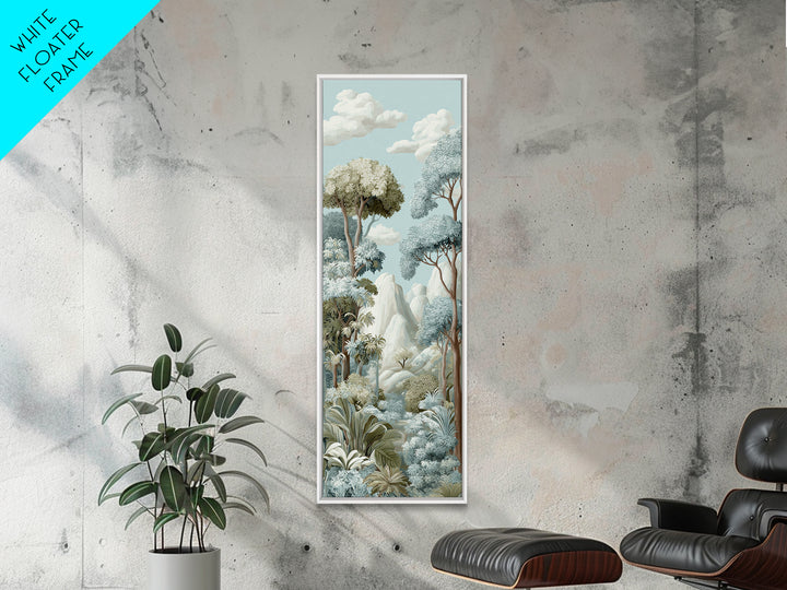 Happy Jungle Animals Framed Canvas Print, Dental Office Art, Dental Assistant, Office Decor, Fine Art, Calm, Gallery Decor, DOA-1x3-74