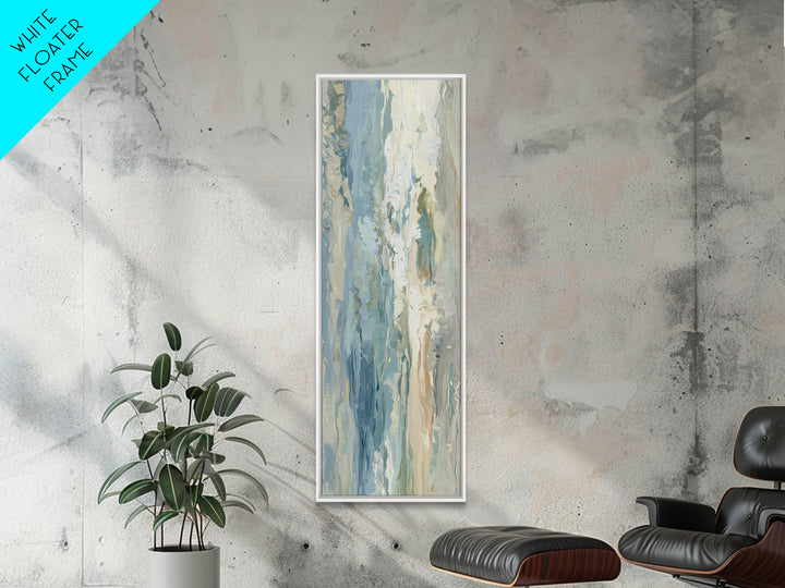 Calming Abstract Ocean Waves Canvas Print, Dental Office Art, Wall Decor, Office Decor, Fine Art, Calm, Contemporary Art, DOA-1x3-85