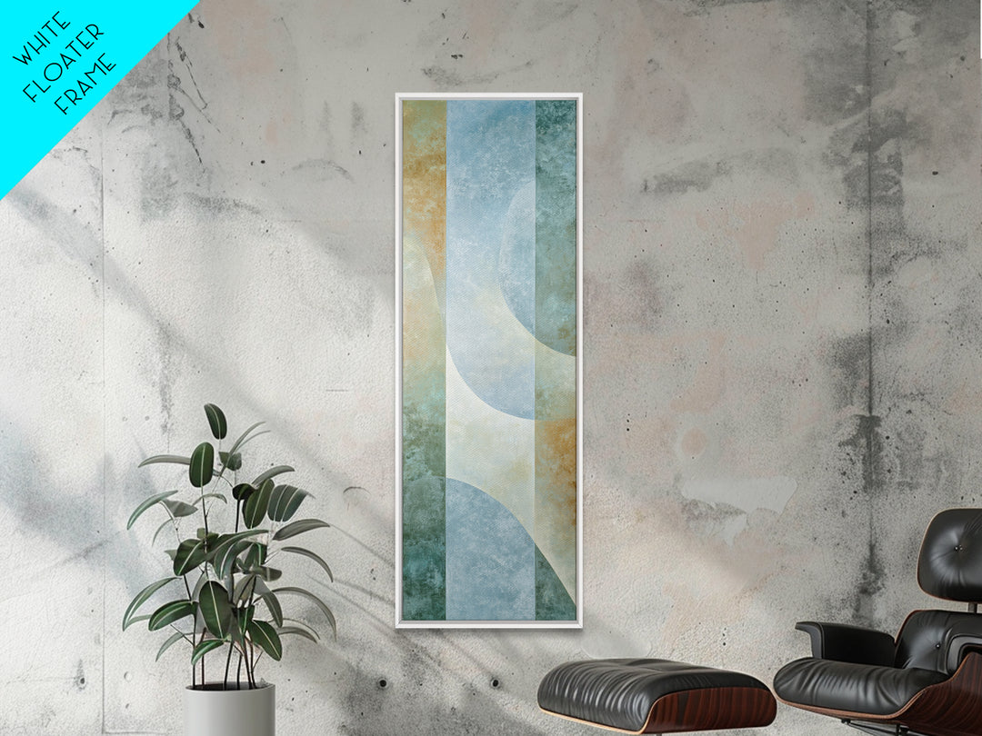 Minimal Smile Curve Abstract Canvas Print, Dental Office Art, Office Decor, Abstract Art, Calm, Medical Office Decor, DOA-1x3-89