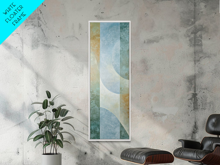 Minimal Smile Curve Abstract Canvas Print, Dental Office Art, Office Decor, Abstract Art, Calm, Medical Office Decor, DOA-1x3-89