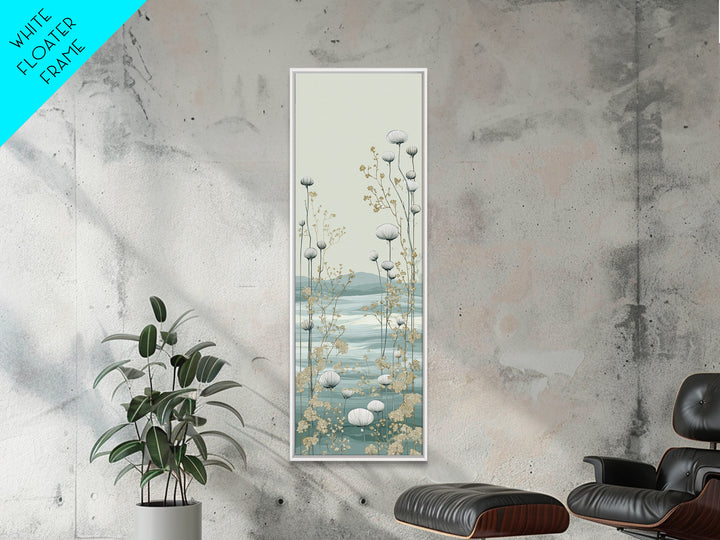 Clean Geometric Art Framed Canvas Print, Dental Office Art, Contemporary Art, Office Decor, Abstract Art, Calm, Dental Wall Art, DOA-1x3-92