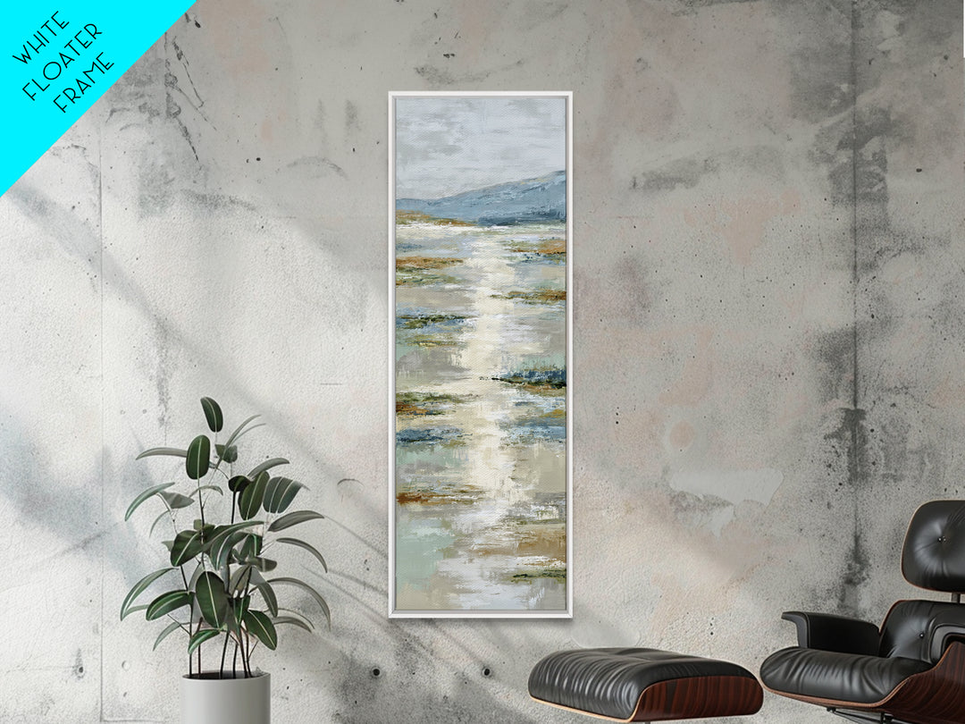 Sunlit Lake with Calming Reflections Canvas Print, Dental Office Art, Office Wall Art, Office Decor, Calm, Medical Decor, DOA-1x3-99