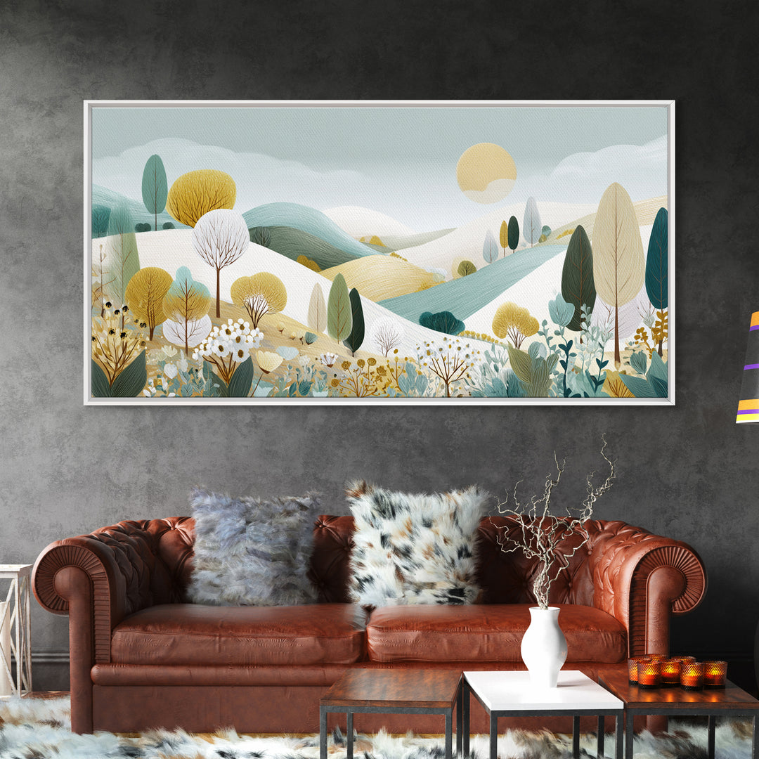 Playful Tooth Shaped Character Canvas Print, Dental Office Art, Dental Office, Office Decor, Fine Art, Calm, Room Decor, DOA-2x1-26