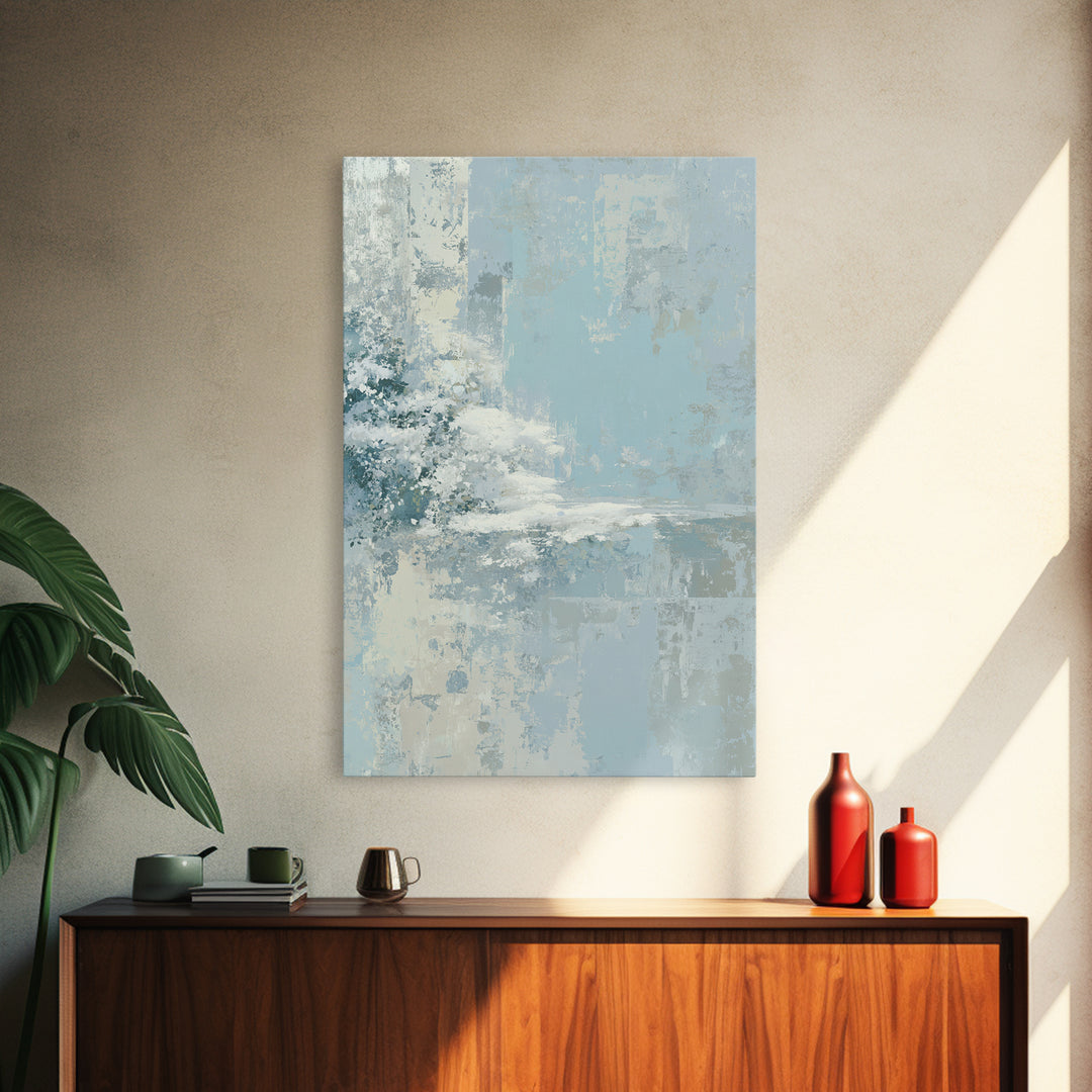 Clean Geometric Art Canvas Print, Dental Office Art, Digital Print, Office Decor, Fine Art, Calm, Medical Office Decor, DOA-2x3-16