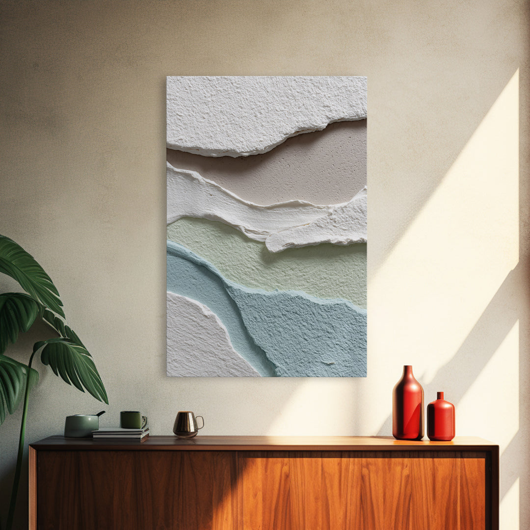 Minimal Line Faces Framed Canvas Print, Dental Office Art, Unique Wall Art, Office Decor, Fine Art, Calm, Dental Assistant, DOA-2x3-24
