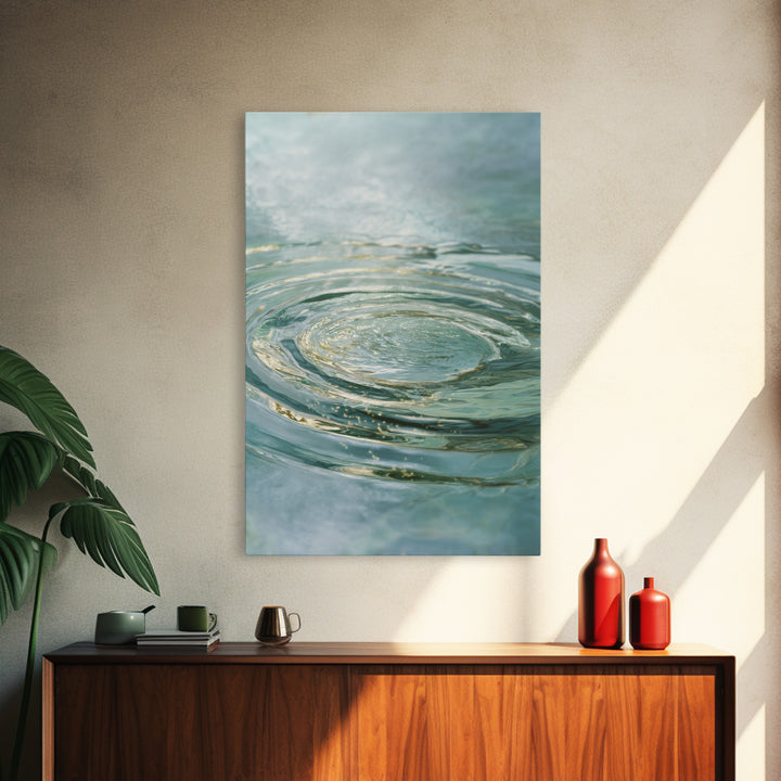 Abstract Water Ripple Pattern Canvas Print, Dental Office Art, Fine Art Print, Office Decor, Fine Art, Calm, Printable Wall Art, DOA-2x3-45