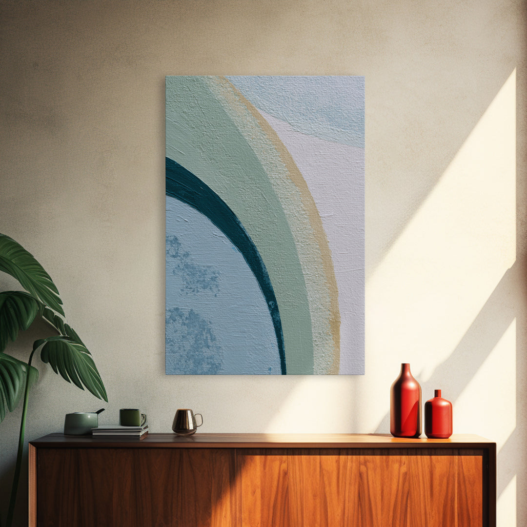 Minimal Smile Curve Abstract Canvas Print, Dental Office Art, Luxury Decor, Office Decor, Fine Art, Calm, Office Wall Art, DOA-2x3-61