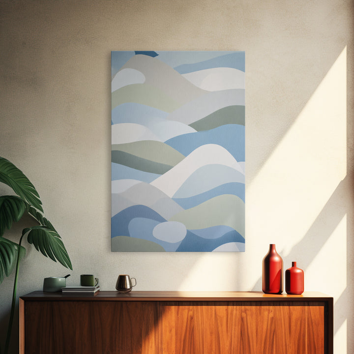 Playful Tooth Shaped Character Canvas Print, Dental Office Art, Art Print, Office Decor, Fine Art, Calm, Unique Wall Art, DOA-2x3-62