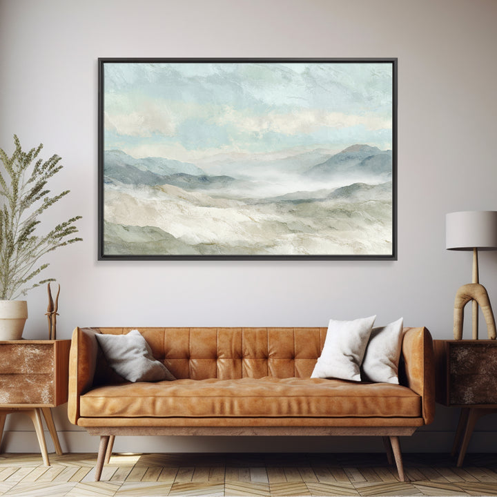Clean Marble Texture Framed Canvas Print, Dental Office Art, Digital Artwork, Office Decor, Oil Painting, Calm, Dentist Art, DOA-3x2-100