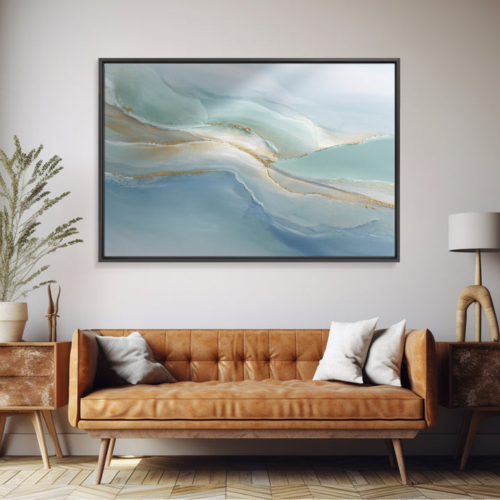 Minimal Smile Curve Abstract Canvas Print, Dental Office Art, Office Decor, Abstract Art, Calm, Medical Office Decor, DOA-3x2-33