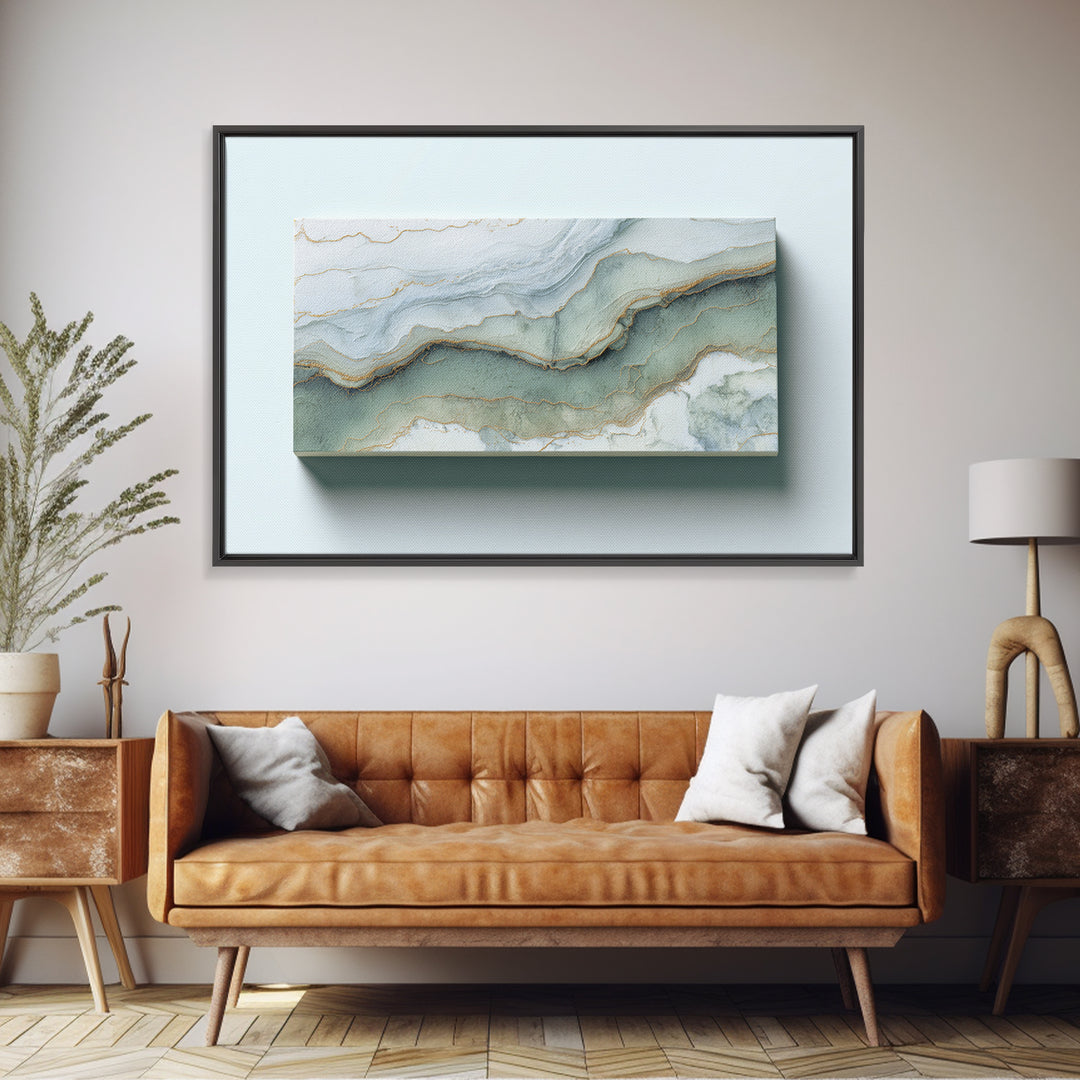 Clean Marble Texture Canvas Print, Dental Office Art, Gallery Decor, Office Decor, Oil Painting, Calm, Minimalist Decor, DOA-3x2-4