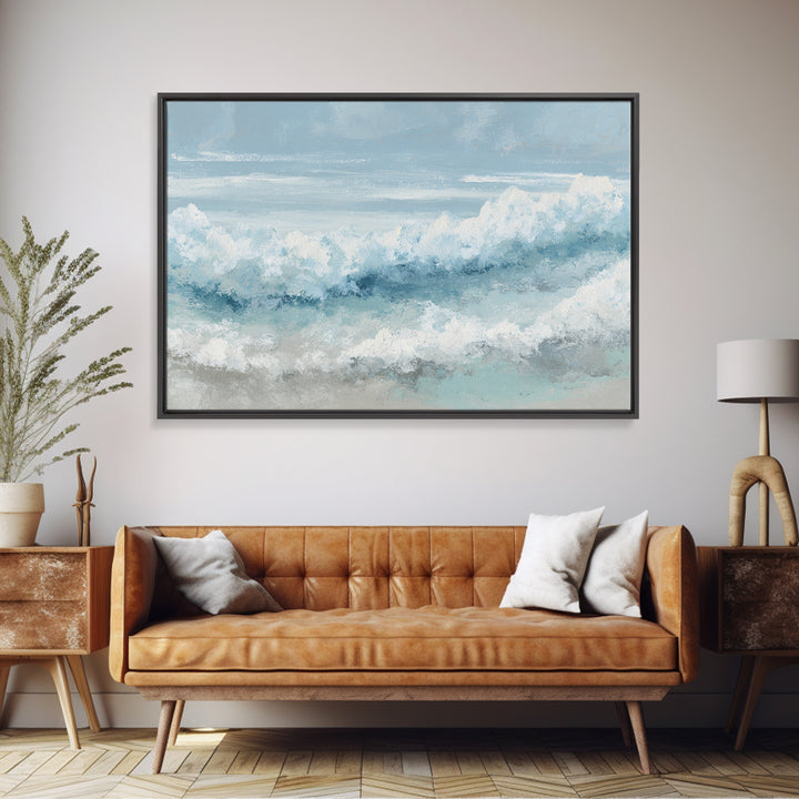 Calming Abstract Ocean Waves Canvas Print, Dental Office Art, Dental, Office Decor, Fine Art, Calm, Tooth Art, Dentistry Art, DOA-3x2-53