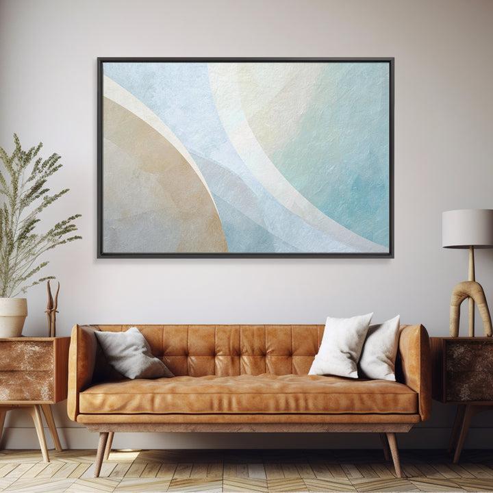 Minimal Smile Curve Abstract Canvas Print, Dental Office Art, Office Decor, Abstract Art, Calm, Medical Office Decor, DOA-3x2-57