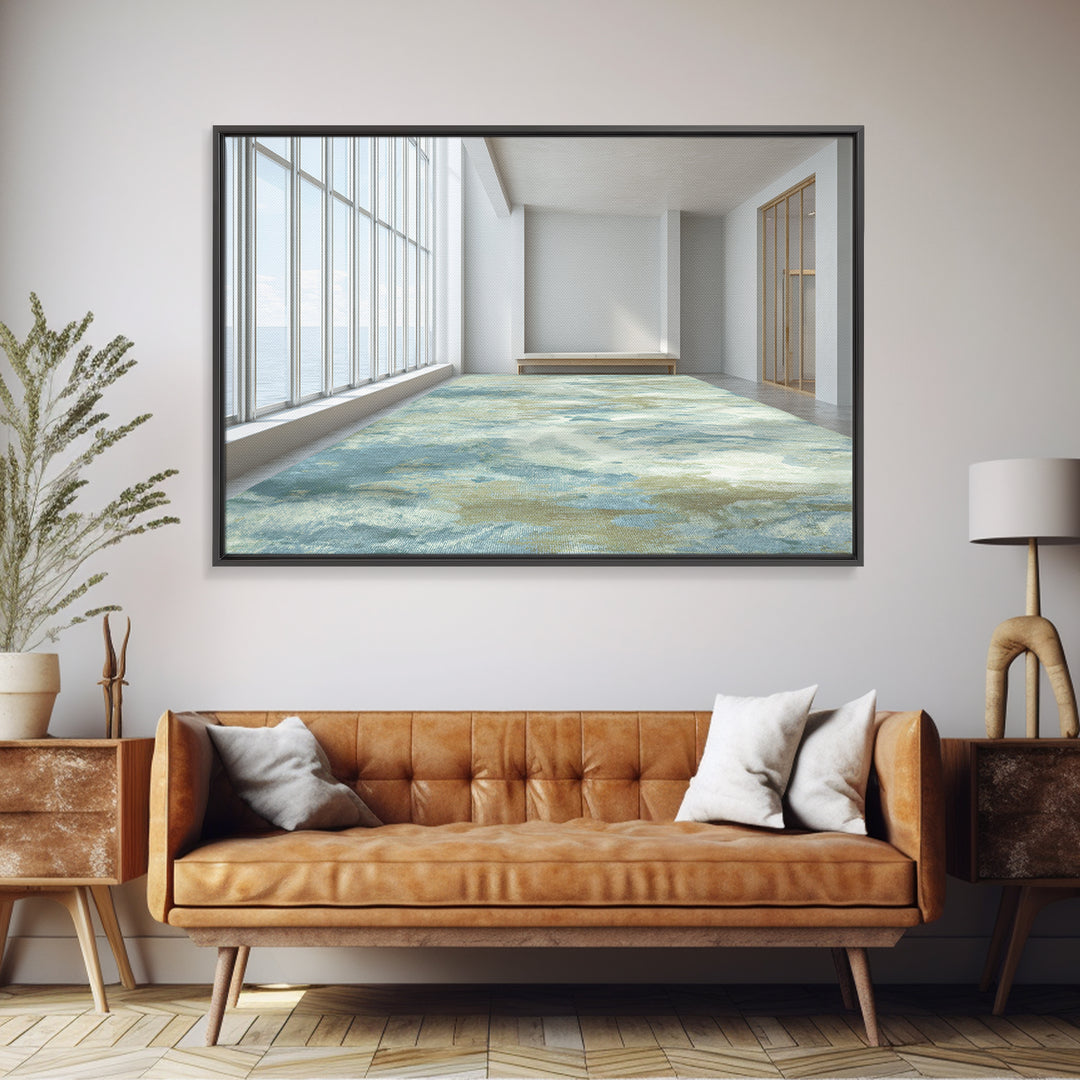 Abstract Water Ripple Pattern Canvas Print, Dental Office Art, Dental Office Decor, Office Decor, Fine Art, Calm, Science Art, DOA-3x2-89