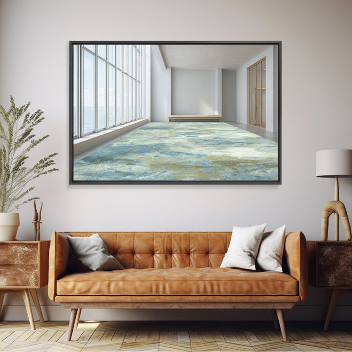 Abstract Water Ripple Pattern Canvas Print, Dental Office Art, Dental Office Decor, Office Decor, Fine Art, Calm, Science Art, DOA-3x2-89