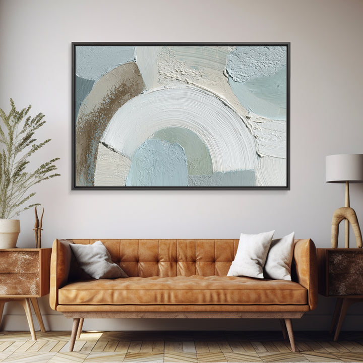 Light Scandinavian Abstract Arches Canvas Print, Dental Office Art, Dental Art, Office Decor, Fine Art, Calm, Dental Gift, DOA-3x2-93