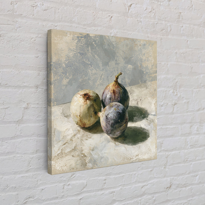 Figs on Marble Framed Canvas Print, Dining Room Art, Printable Art, Dining Room Decor, Fine Art, Dining, Coastal Wall Art, DRA-1x1-47