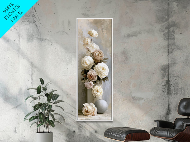 Classic Dutch Feast Arrangement Framed Canvas Print, Dining Room Art, Art Print, Dining Room Decor, Watercolor Art, Dining, DRA-1x3-31