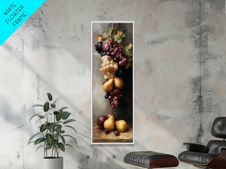 Classical Fruit Still Life Canvas Print, Dining Room Art, Trendy Wall Art, Dining Room Decor, Fine Art, Dining, DRA-1x3-37