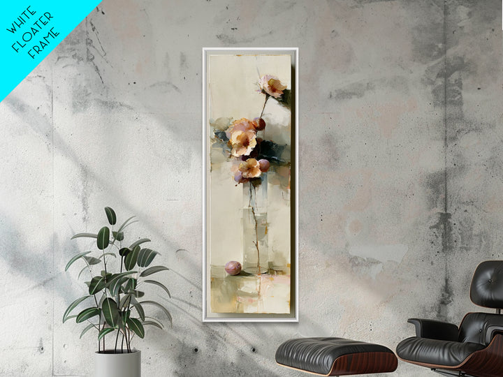 Peach and Plum Still Life Canvas Print, Dining Room Art, Contemporary Art, Dining Room Decor, Fine Art, Dining, Digital Print, DRA-1x3-56