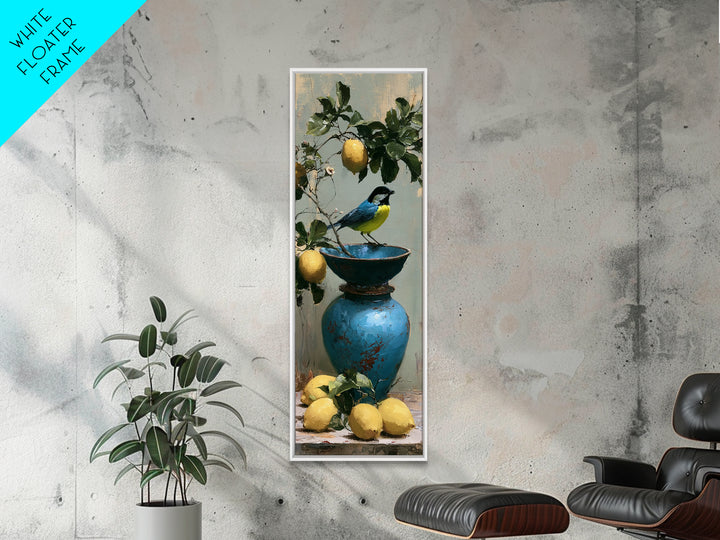 Italian Lemon Branch Canvas Print, Dining Room Art, Printable Art, Dining Room Decor, Watercolor Art, Dining, Coastal Wall Art, DRA-1x3-89