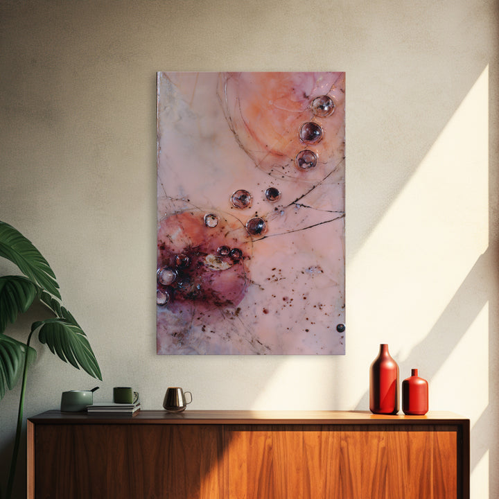 Peach and Plum Still Life Framed Canvas Print, Dining Room Art, Food Art, Dining Room Decor, Fine Art, Dining, DRA-2x3-100