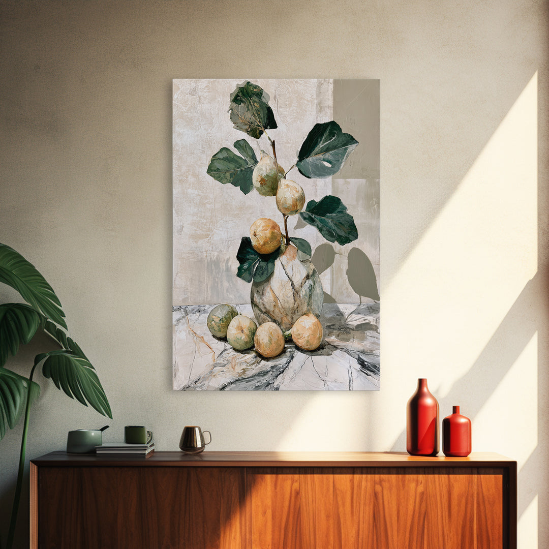 Figs on Marble Canvas Print, Dining Room Art, Printable Art, Dining Room Decor, Dining, Coastal Wall Art, Coastal Decor, DRA-2x3-7